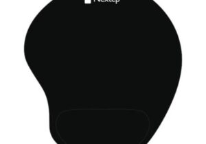 Mouse Pad Nextep Ergonómico Gel Color Negro