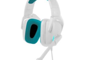 Audífonos Alámbricos Vortred Cloud Pass Gaming 7.1 Canales USB Color Blanco