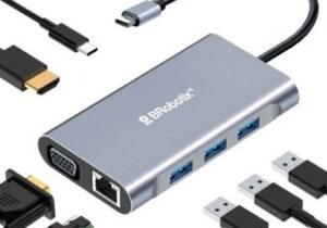 Docking 7 EN 1: USB V3.0 tipo C a USB V3.0 BROBOTIX 6001202