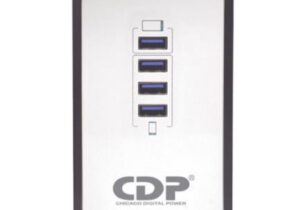 Regulador de Voltaje CDP R2CU-AVR 1000VA/500W 8 Contactos 4 Puertos USB