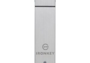 Memoria USB Kingston IronKey S1000 Flash 32GB Encriptado Criptochip Integrado Color Plata