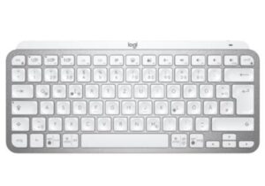 Teclado Logitech MX Keys Mini Inalámbrico Minimalista Color Gris Claro