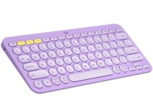 Teclado Logitech K380 Multi-Device Inalámbrico Bluetooth Color Lavender Limonade