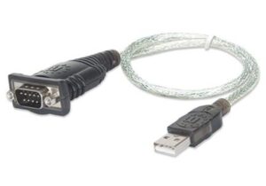 Convertidor Manhattan USB a Serial DB9M 45cm