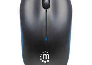 Mouse Manhattan Success Inalámbrico Óptico 1000 dpi Color Negro-Azul