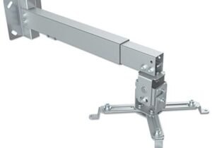 Soporte Proyector Manhattan 20 Kg Montaje Techo/Pared Movimiento Articulado Color Plata