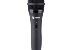 Micrófono Steren Cilíndrico Alta Fidelidad