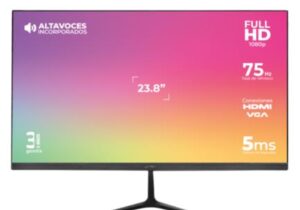 Monitor Acteck LED Captive Vivid SP240 23.8" FHD Resolución 1920x1080 Panel IPS