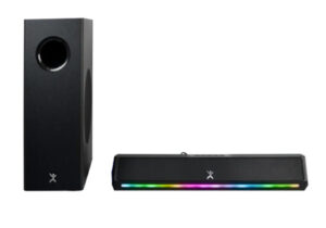 Perfect Choice Barra de Sonido con Subwoofer Emphoria, Bluetooth, Alámbrico/Inalámbrico, 2.1 Canales, 70W RMS