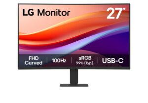 Monitor Curvo LG 27U421A-B LED 27", 1920x1080 Full HD, 100Hz, HDMI, Negro